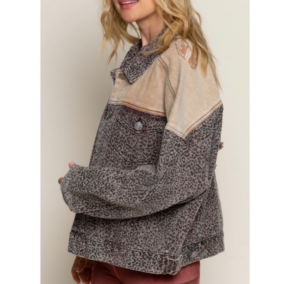 Animal Style Jacket Denim Relaxed Fit - Picture 4 of 6